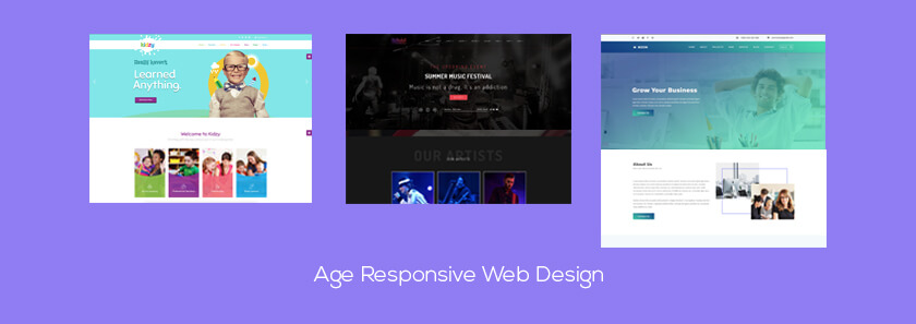 Age Responsive design