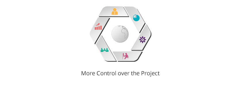 control over the project