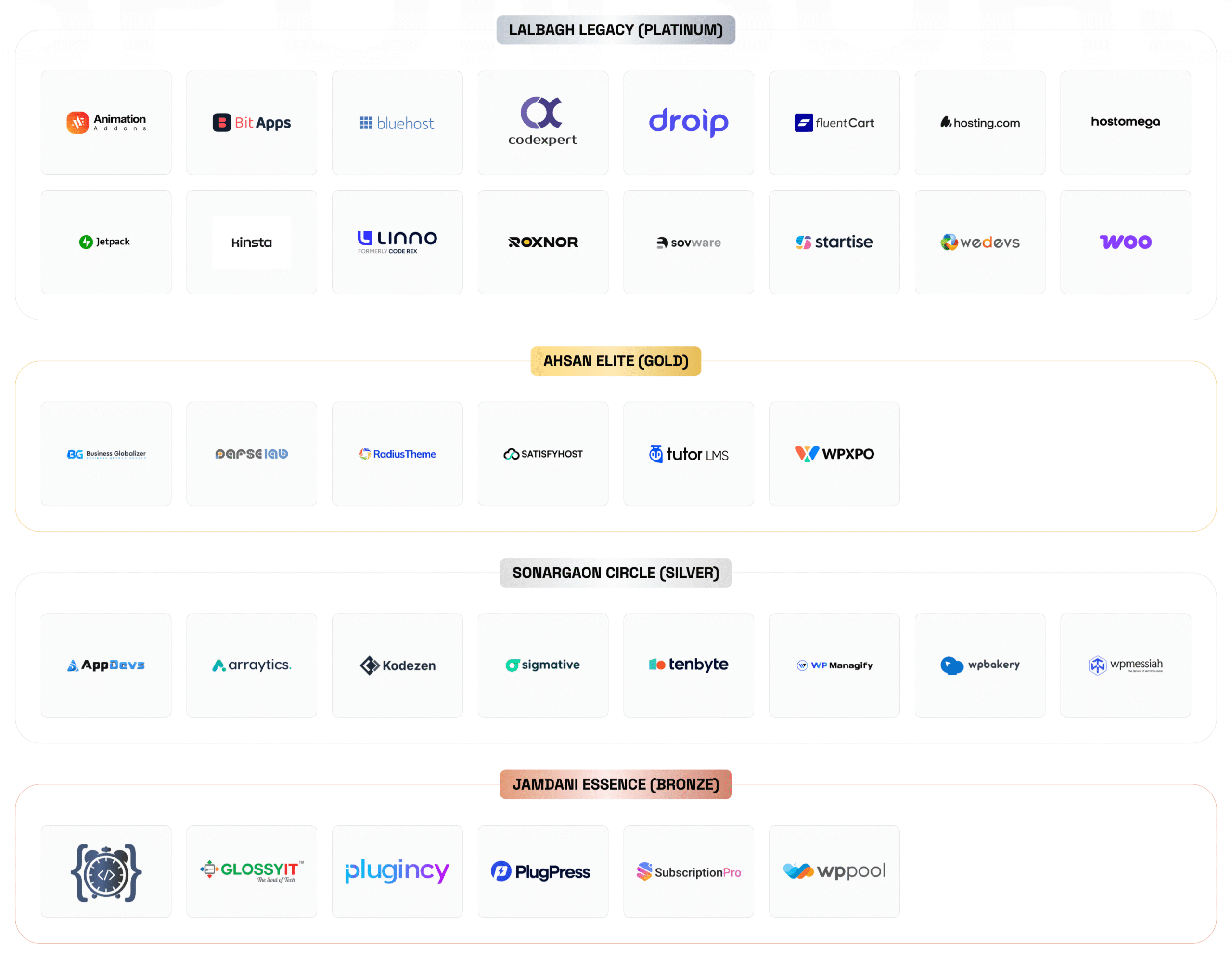 WordCamp Dhaka 2025 Sponsors